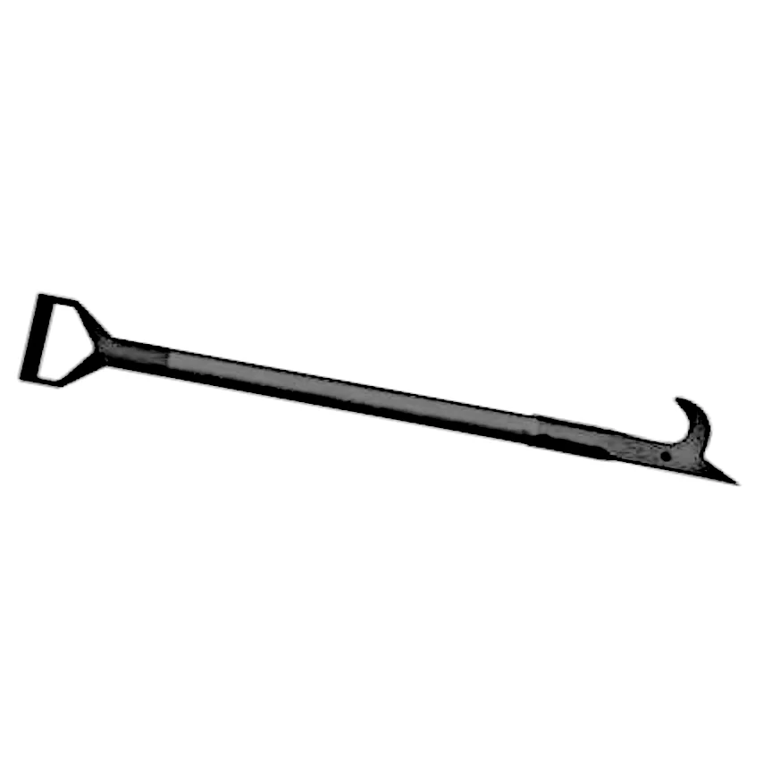Leatherhead Break and Rake Tool, Black Pro-Lite Pole with D-Handle