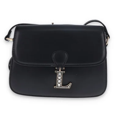 Leda's Fashions Black Snap Small Purse LPP1989BLK