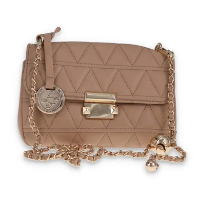 Leda's Fashions Small Quilted Khaki Clutch Purse LPP2006KHA