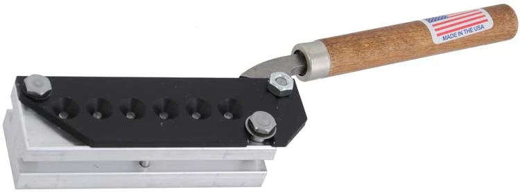 Lee .395" round ball mold,six (6) cavity mold blocks,with cam-action sprue plate,for .40 caliber muzzle loading rifles,requires Lee handles