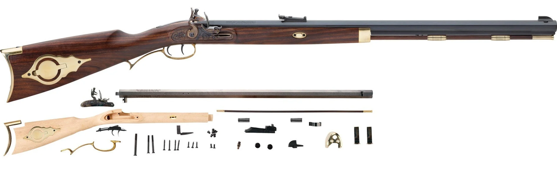 Left Hand Investarm™ Bridger Hawken Rifle Kit - .54 Cal Flintlock - IA2424K