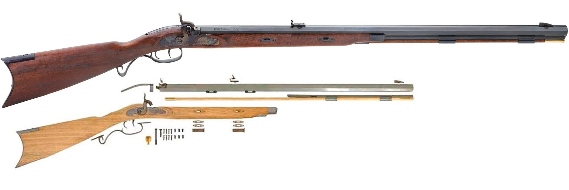 Left Hand Investarm™ Gemmer Hawken Rifle Kit - .54 Cal Percussion - IA3214K