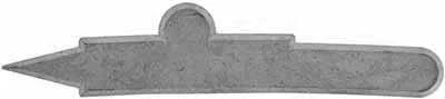 Left hand Sideplate for our Lancaster and York County Longrifle,wax cast steel