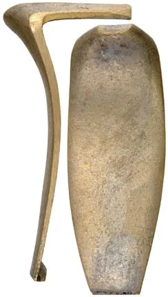 Lehigh County, Allentown-Bethlehem Buttplate, sand cast brassOverall length 5", width 1-29/32", comb 2-3/8"