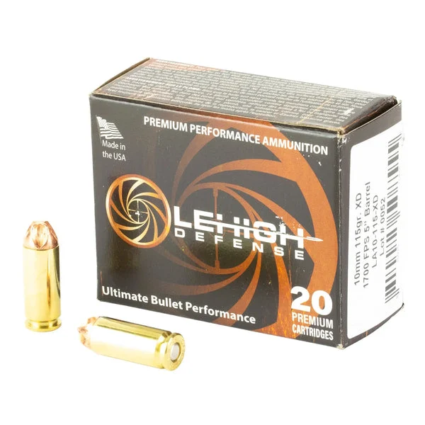LEHIGH XTREME DEFENSE 10MM 115GR 20RD