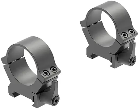 Leupold 174076 QRW2 Cross-Slot Scope Ring Set Matte Black Steel 30mm Tube Medium Quick Release Picatinny/Weaver