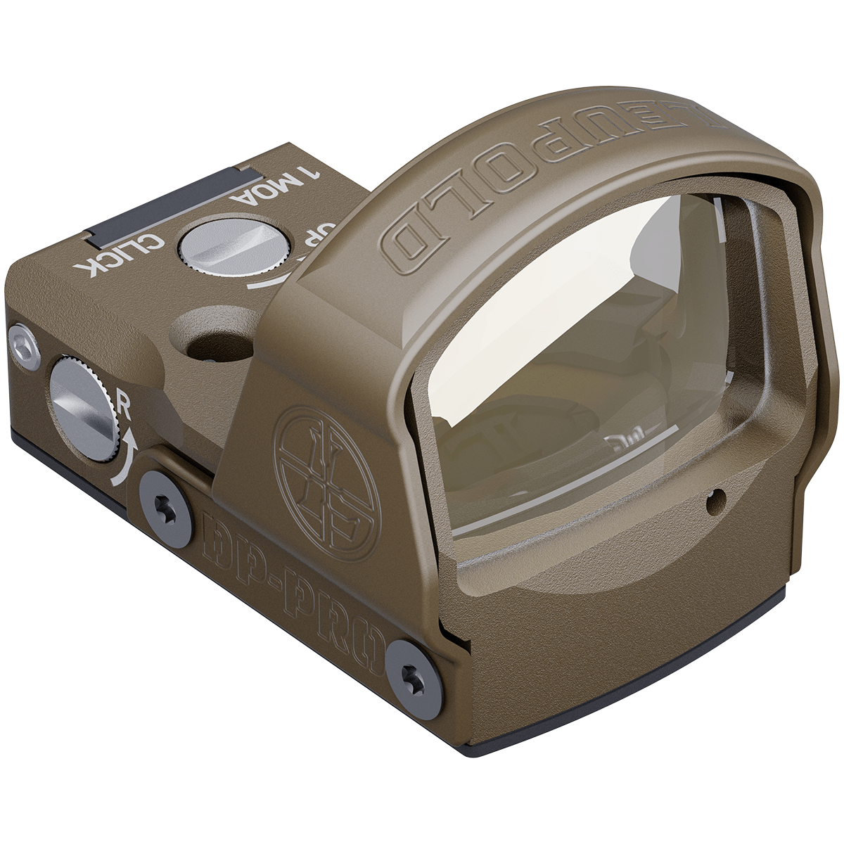 Leupold 179586 DeltaPoint Pro NV Flat Dark Earth 25.7mm x 17.5mm/1.01″ x 0.68″ 2.5 MOA Red Dot Reticle