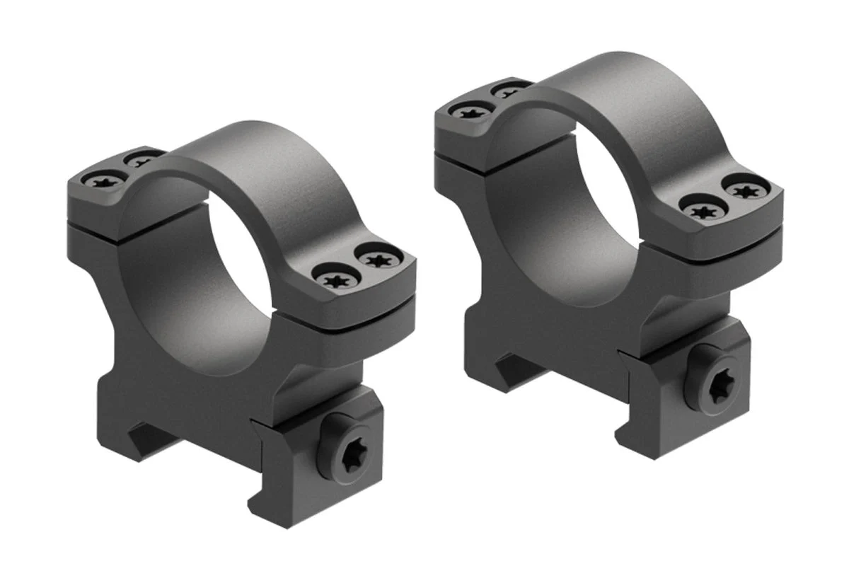 Leupold™ Backcountry Cross-Slot 1" Scope Rings - Low, Medium & High Base - Matte Black Rings