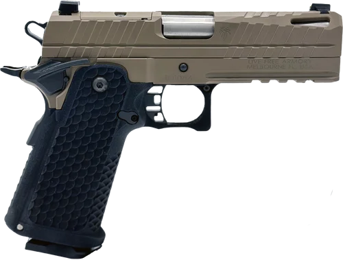LFA Appollo 11 Compact 9mm, 4.15" Barrel, Optics Ready, Flat Dark Earth, 17rd