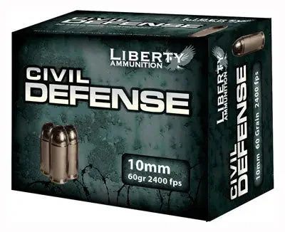 LIBERTY CIVIL DEFENSE 10MM 60GR HP 20RD