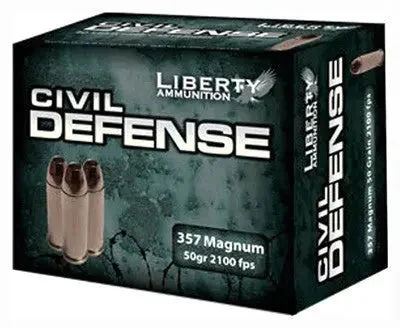 LIBERTY CIVIL DEFENSE 357 MAG 50GR HP 20RD