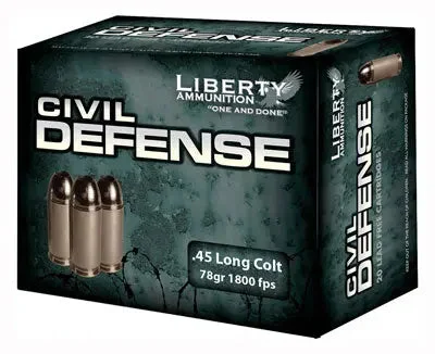 LIBERTY CIVIL DEFENSE 45 LC 78GR HP 20RD