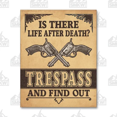 Life After Death Vibrant Tin Sign SG2347