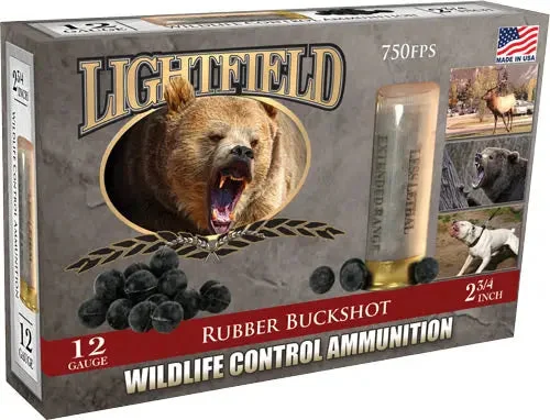 LIGHTFIELD 12GA 2.75" 21-BALL RUBBER BUCKSHOT 5RD