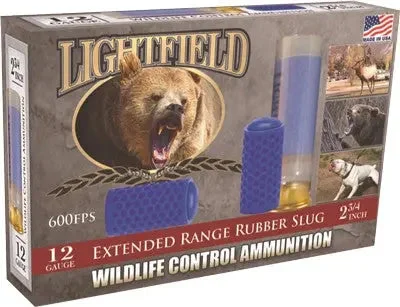 LIGHTFIELD 12GA 2.75" X-RANGE RUBBER SLUG 5RD