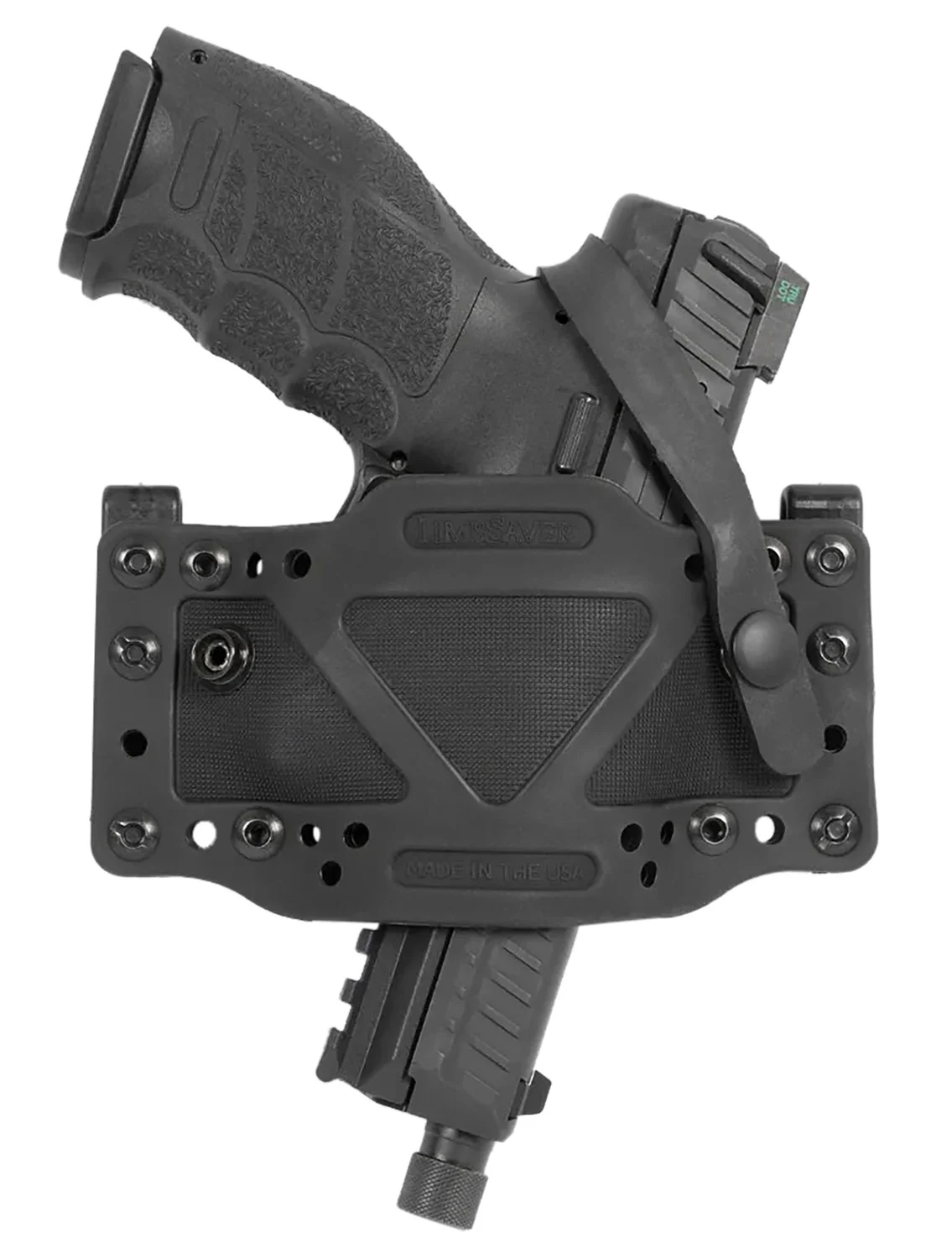 Limbsaver 12504 CrossTechIWB/OWB Black Polymer Belt Clip/Strap Fits Universal Handgun Ambidextrous