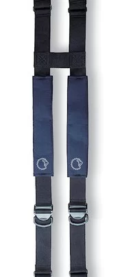 LION EZ H-Back Suspenders, Quick Adjust Black, 48″ (Long) w/ Metal Loops, Non-Stretch w/ Snap attachment