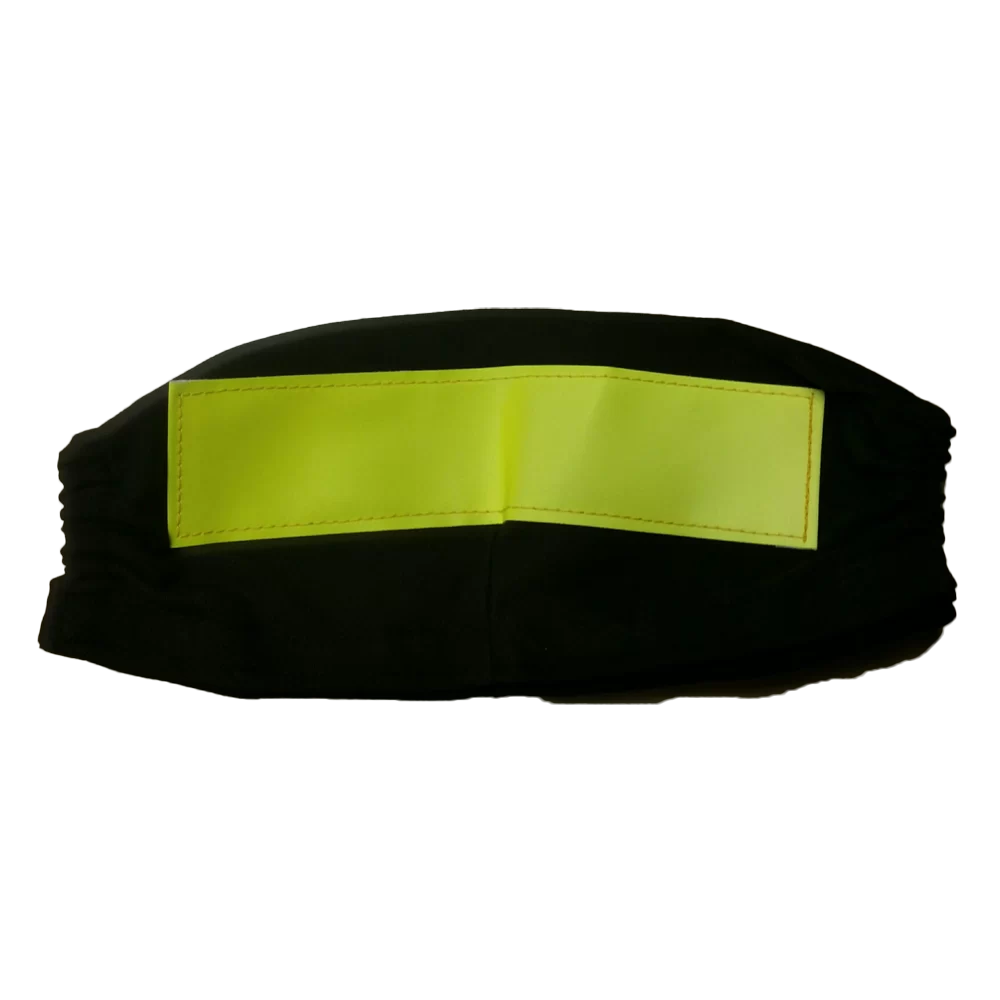 Lion Goggles Guard, Black Nomex w/ 3M Scotchlite Reflective Material (Lime-Yellow)