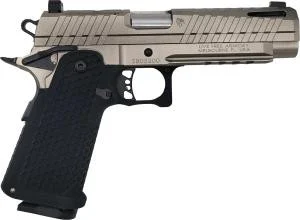 Live Free Armory Apollo 11 Full Size 9mm 4.9" Barrel, Elite Platinum Cerakote, 17rd