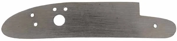 Lock plate, 4.85 x .99" as cast, right hand