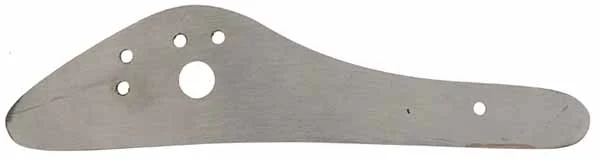Lock plate, 4.98 x 1.19", drilled & tapped