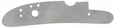 Lock plate, 5.0" x 1.0", drilled & tapped