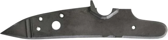 lock plate, 5.36 x .92", drilled & tapped