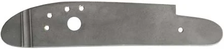Lock plate, percussion,wax cast steel, drilled and tapped,for L&R RPL-03 percussion T/C Hawken lock