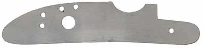 Lock plate, wax cast steel, 4.62" x 1.00", tapped 6-40