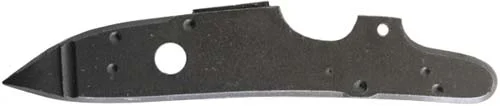 Lock plate, wax cast steel, 4.78" x .87", as cast