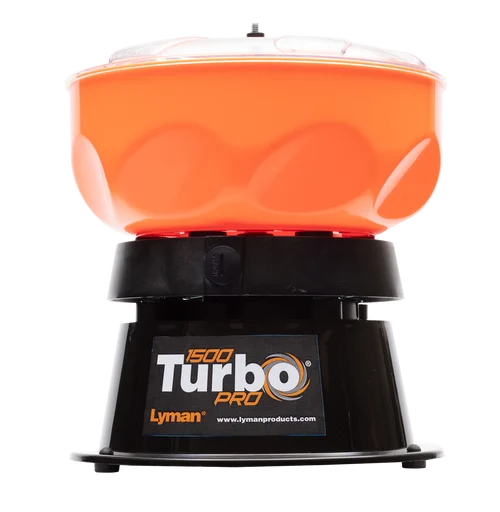 Lyman 1500 Pro Turbo Tumbler Black/Orange