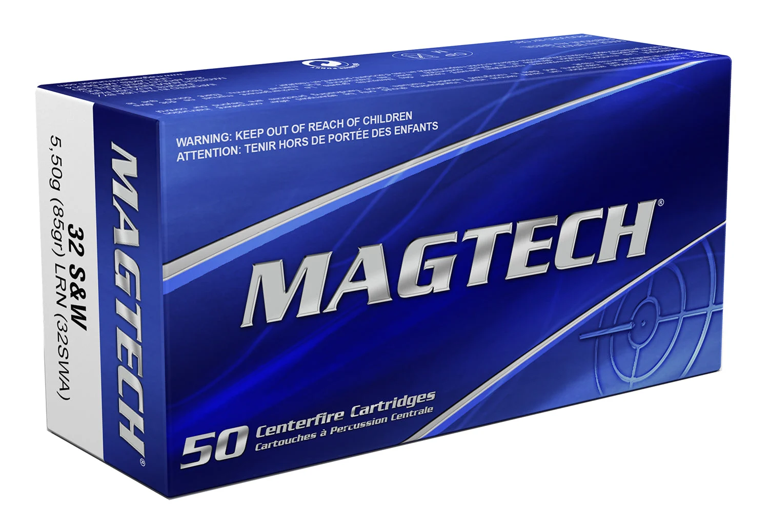 Magtech Sport Shooting Range/Training .32 S&W Long 85 gr Solid ammo