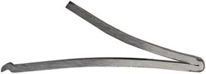 Mainspring, left, tempered steel, tempered