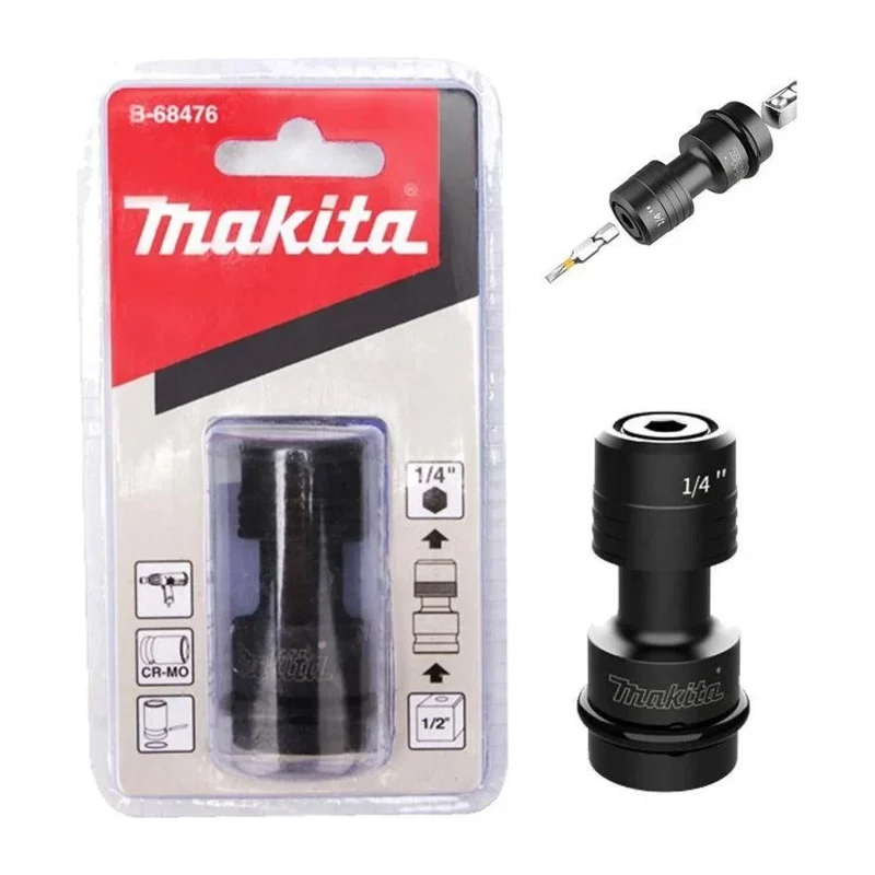 Makita B-68476 1/2″ Drive Adapter to 1/4″ Hex Attachment for Impact Wrench
