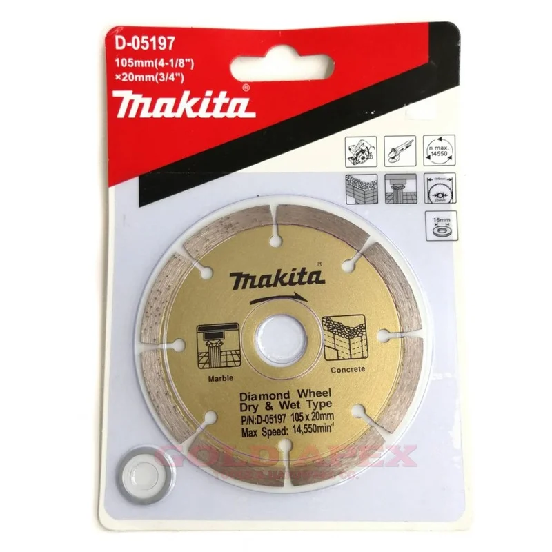 Makita D-05197 Diamond Disc 4″ Segmented