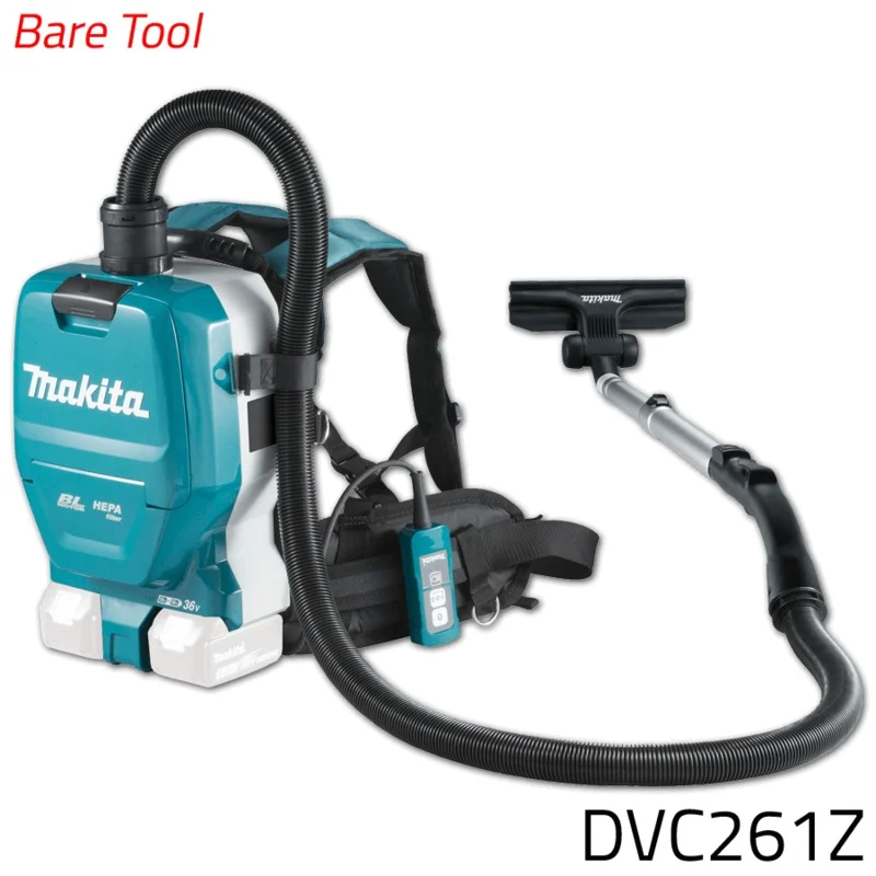 Makita DVC261Z 36V Cordless Brushless Backpack Vacuum Cleaner (LXT-Series) [Bare Tool]