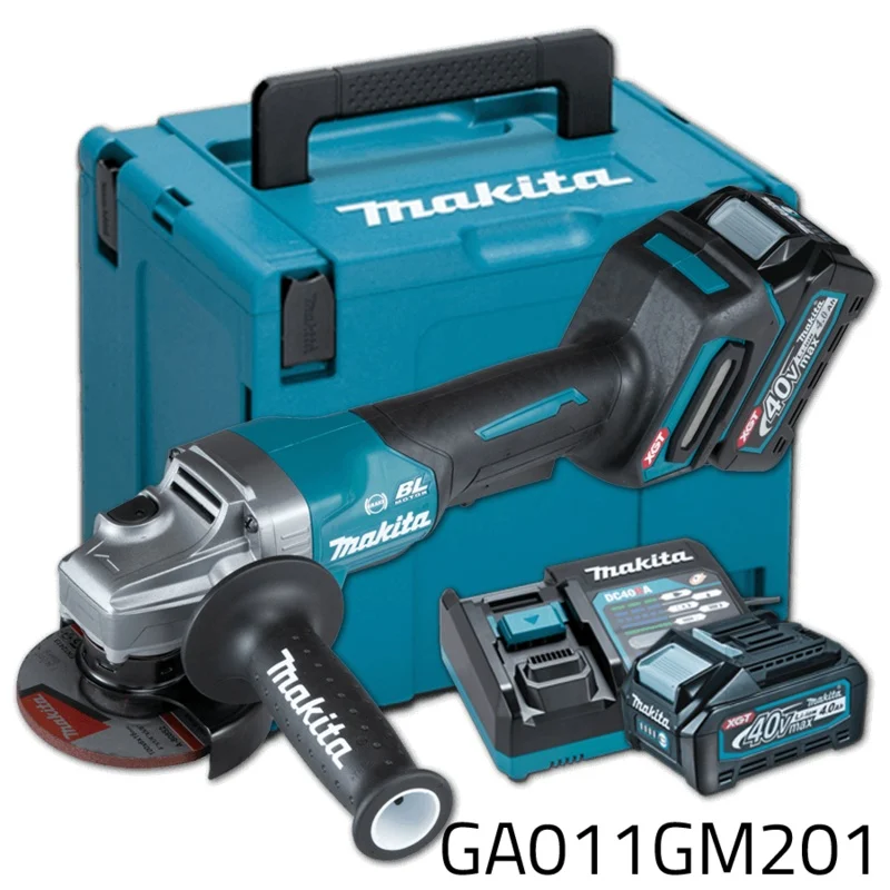 Makita GA011GM201 40V Cordless Brushless Angle Grinder (XGT Series)