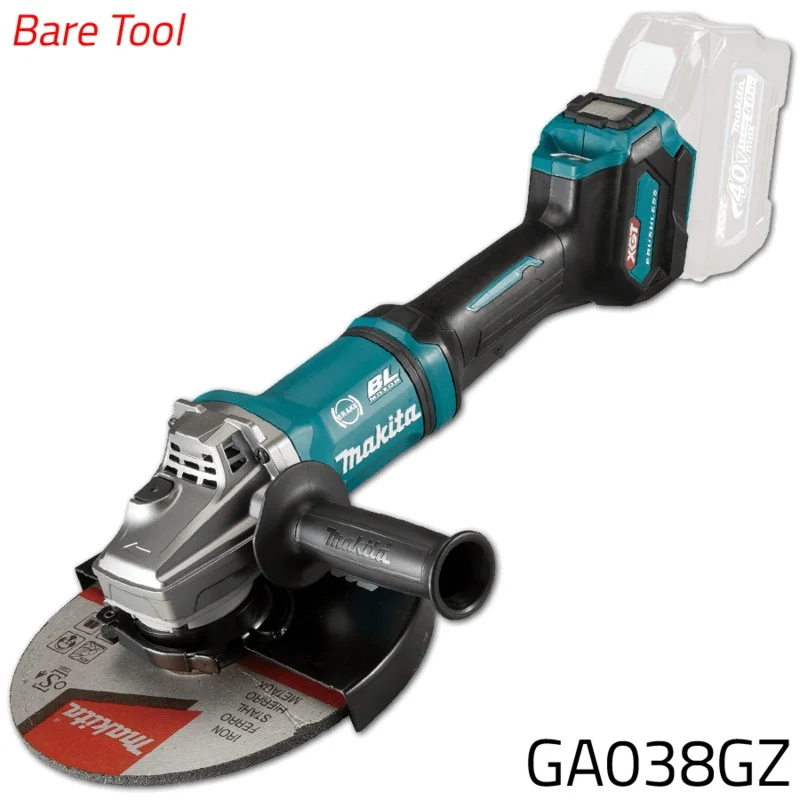 Makita GA038GZ 40V Cordless Brushless Angle Grinder (XGT Series) [Bare Tool]