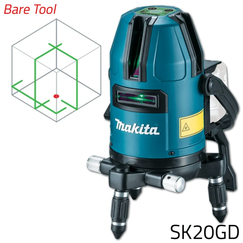 Makita SK20GD 12V Cordless Green Multi Line Laser (CXT-Series) [Bare Tool]