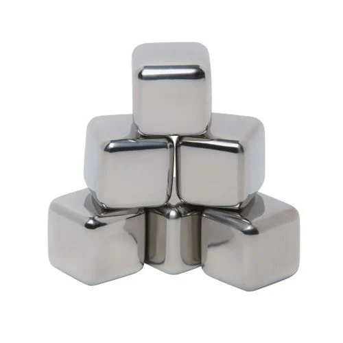 Mammoth Stainless Steel Ice Cubes – 6 Ice Cubes