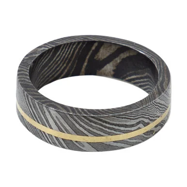 Marble's Damascus Ring #2 Size 11 DM00211