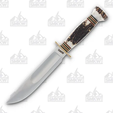 Marble's Ideal Hunter Stag Handle and Pommel Fixed Blade Knife MR80103