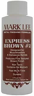 Mark Lee - Express Brown #2,4 fluid ounce bottle,produces a fine traditional brown finish