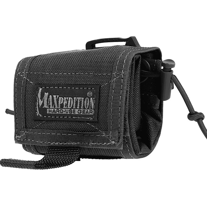 Maxpedition Rollypoly Folding Dump Pouch, Black