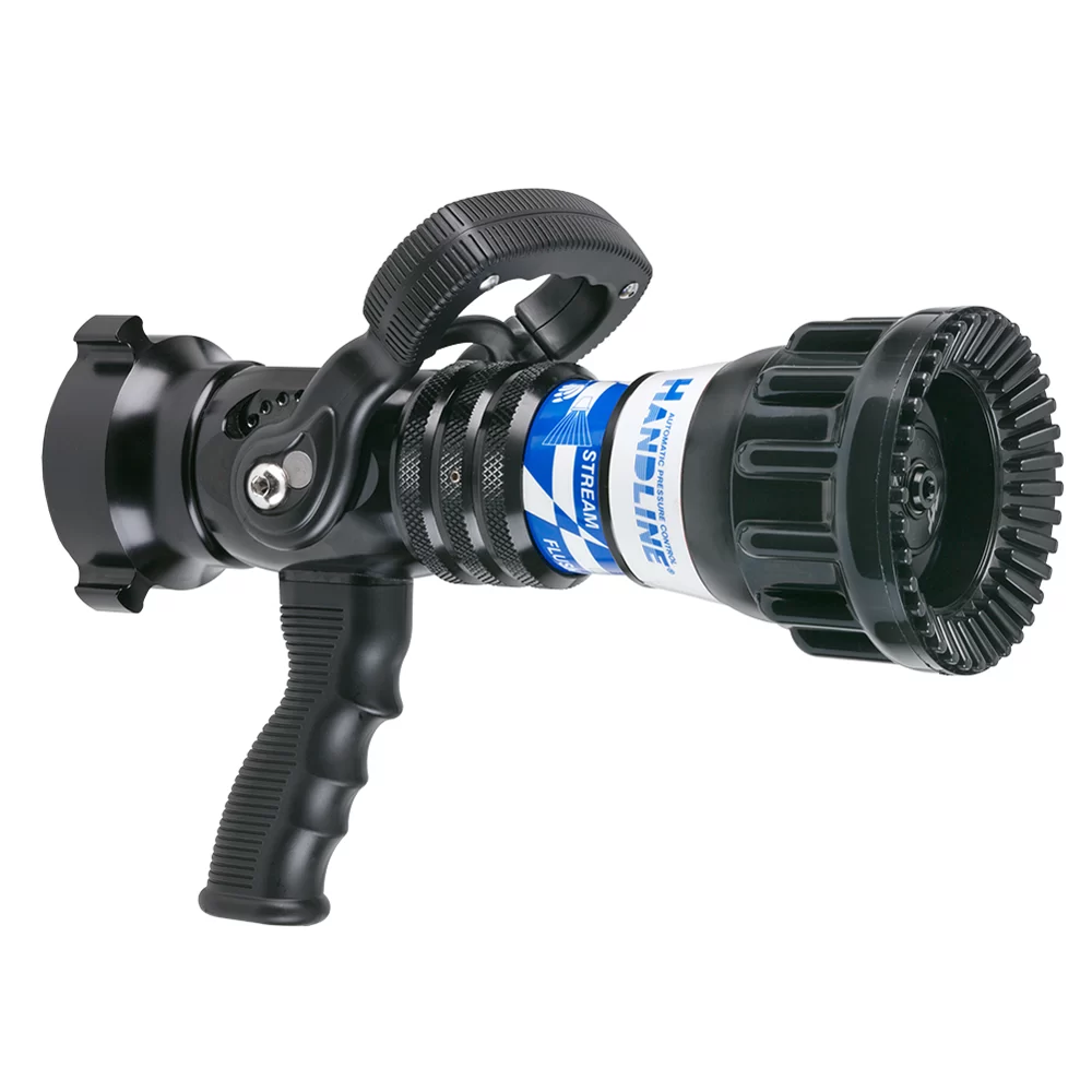 TFT Handline Nozzle 2.5″NH-F Swivel W/SO & PG Automatic 95-300 GPM @ 100psi