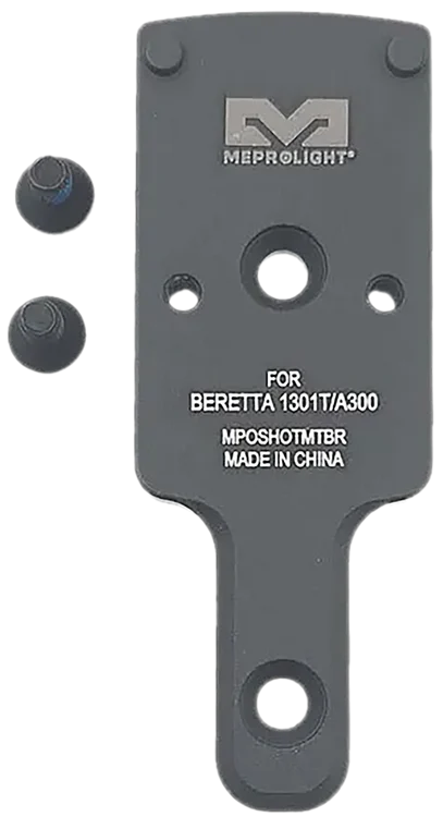 Meprolight Optics Plate Shotgun Matte Black Aluminum Beretta 1301T/A300 RMR Footprint