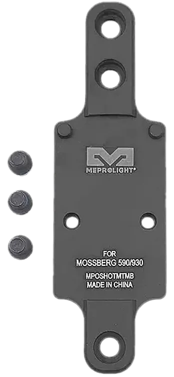 Meprolight Optics Plate Shotgun Matte Black Aluminum Mossberg 930/590, RMR Footprint