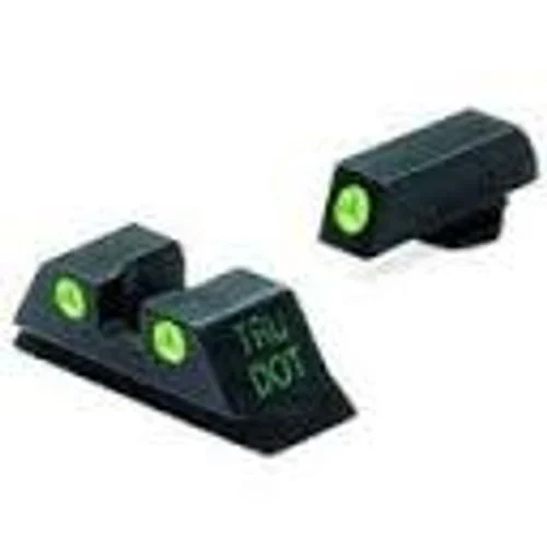 Meprolight USA 107763101 Tru-Dot Green Tritium White Outline Front Sight-Green Tritium White Outline Rear Sight Colt 1911 Government/Commander