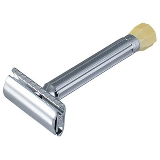 Merkur Progress Adjustable Double Edge Safety Razor, Long Handle