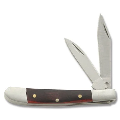 Mini Jack Folding Knife Red Pakkawood 210339